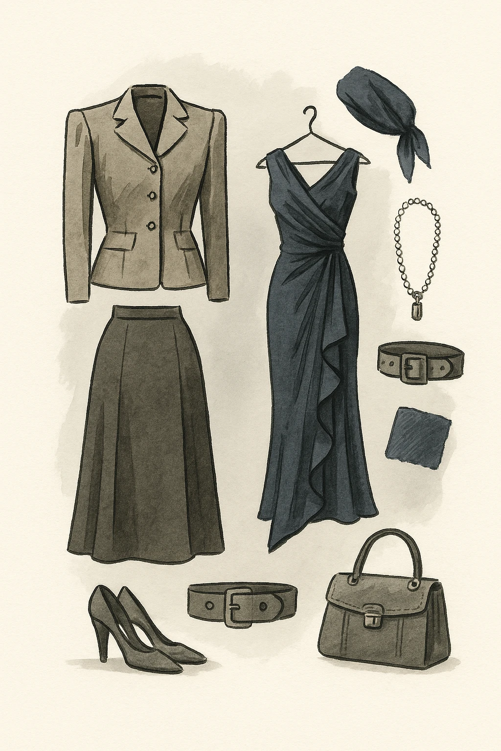 1940er Lookbook & Styling – Mode zwischen Kriegsalltag und Eleganz 1940er Lookbook & Styling – Mode zwischen Kriegsalltag und Eleganz