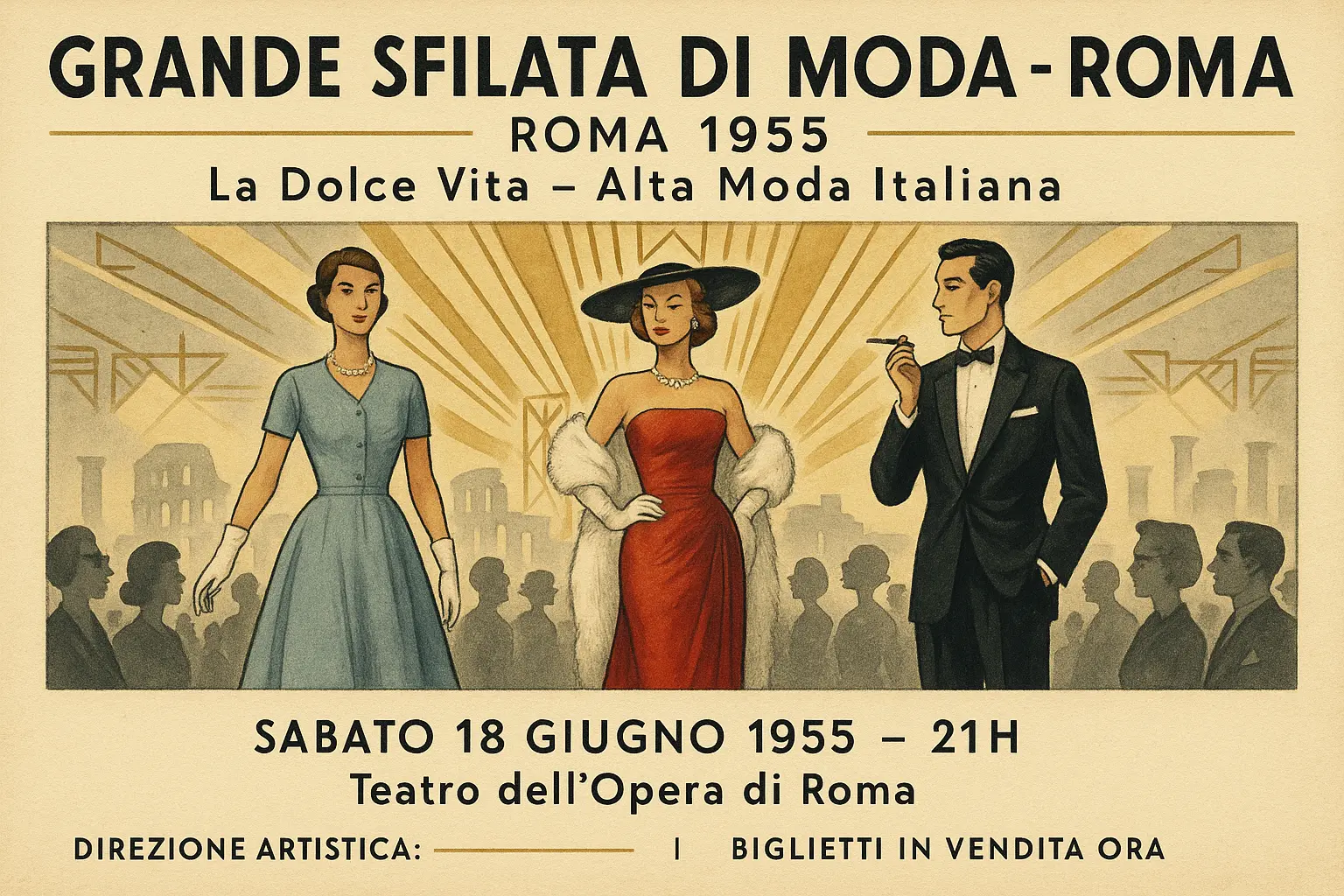 Grand Défilé de Mode – Mailand 1953 Grand Défilé de Mode – Mailand 1953: La Dolce Eleganza