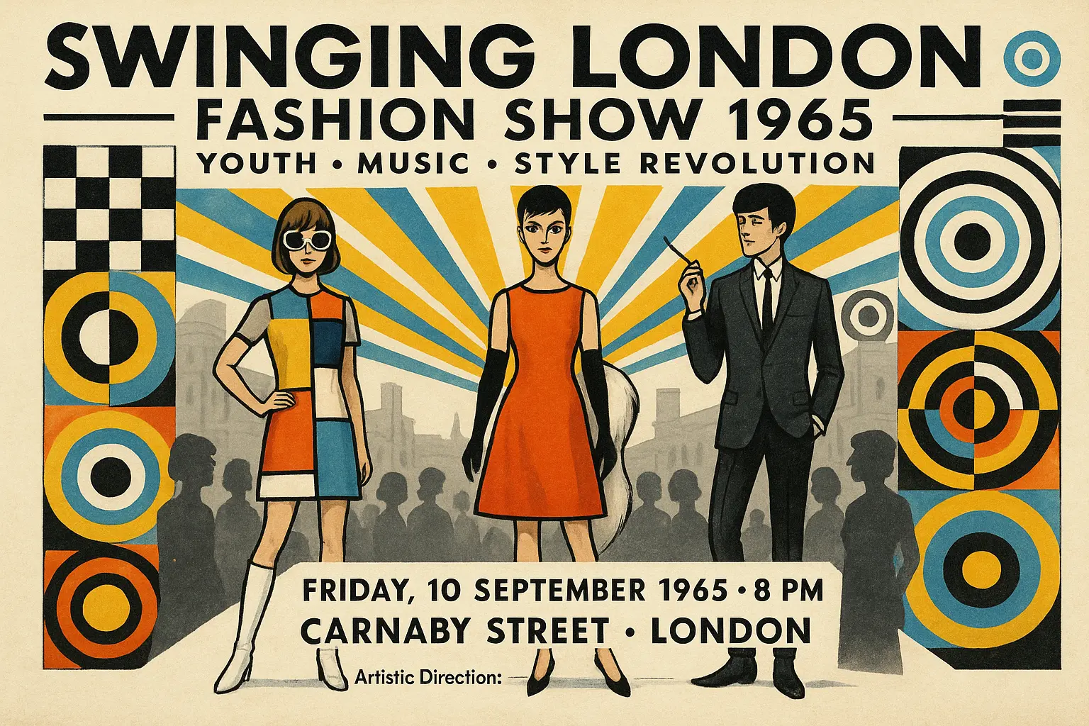 Grand Défilé de Mode – London 1966 Grand Défilé de Mode – London 1966: Swinging London Poster