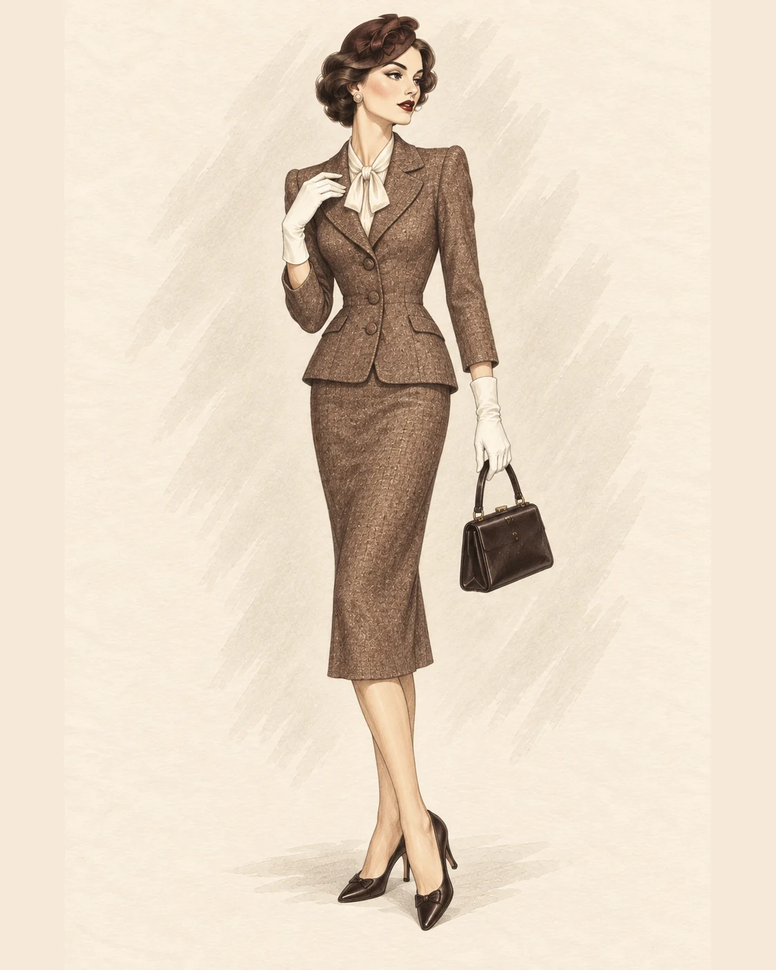 1930er Soft Tailoring und Suiting als Fashion-Illustration