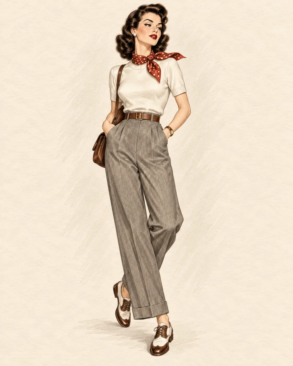 1940er American Sportswear als Fashion-Illustration